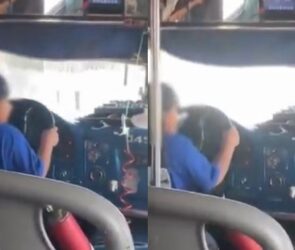 Gómez Palacio en alerta: niño captado al volante de un camión; Movilidad sanciona y retira la unidad