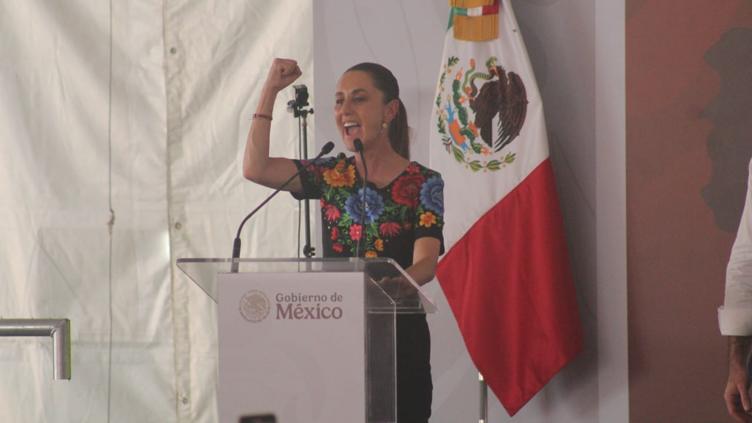 Claudia Sheinbaum rinde su primer informe en Ciudad Juárez