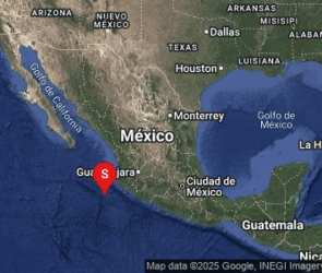 Sismo de magnitud 5.4 sacude al suroeste de Cihuatlán, Jalisco; profundidad de 13 km, sin daños reportados