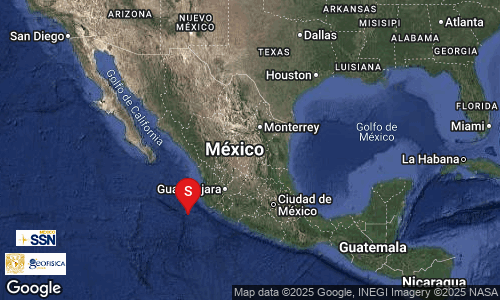 Sismo de magnitud 5.4 sacude al suroeste de Cihuatlán, Jalisco; profundidad de 13 km, sin daños reportados