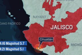 Jueves en Jalisco: sismo de magnitud 5.7 sacude Cihuatlán, sin alerta de tsunami