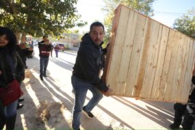 Familias juarenses agradecen a Cruz Pérez