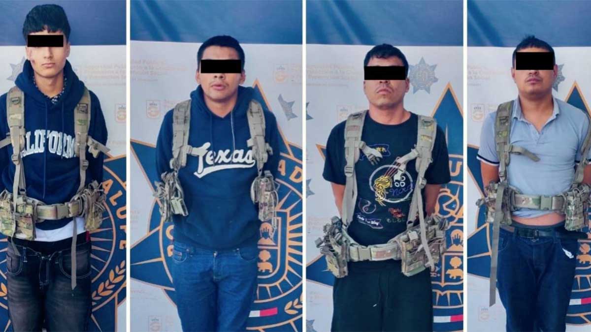 Detienen en Nuevo León a cuatro sujetos que repartían juguetes con la leyenda del Cártel del Noreste a niños, en un operativo exitoso contra el crimen organizado